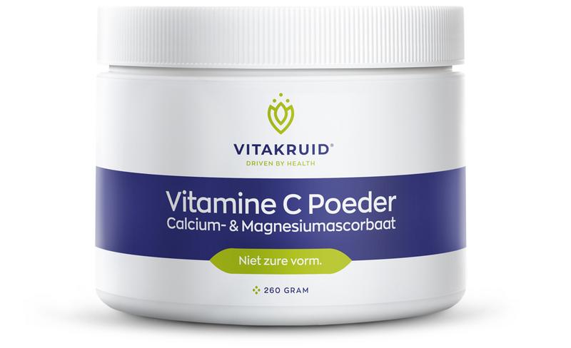 Vitakruid Vitamine C poeder Calcium- & Magnesiumascorbaat