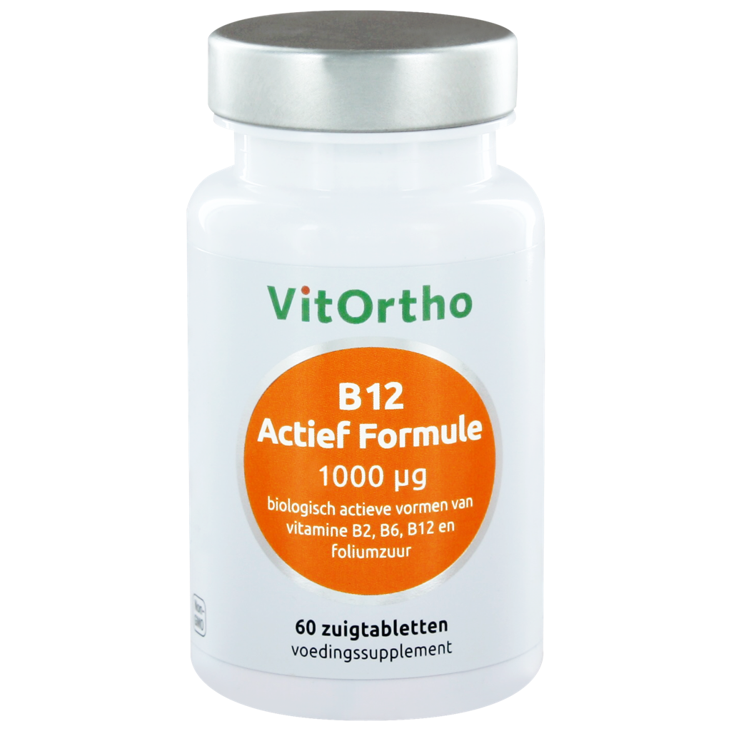 Vitortho B12 Actief Formule 1000 µg Zuigtabletten