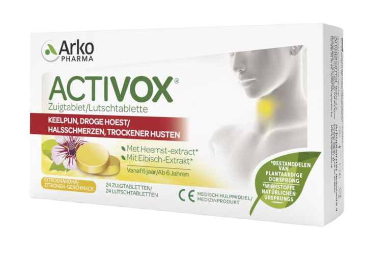 Arkopharma Activox Keelpijn Zuigtabletten