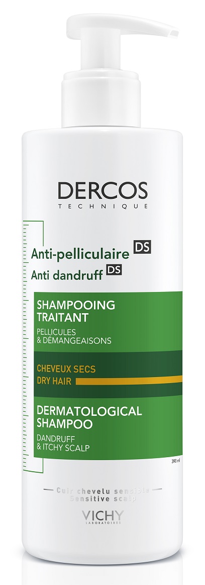 Vichy Dercos Technique Anti-Roos DS Shampoo - Droog haar