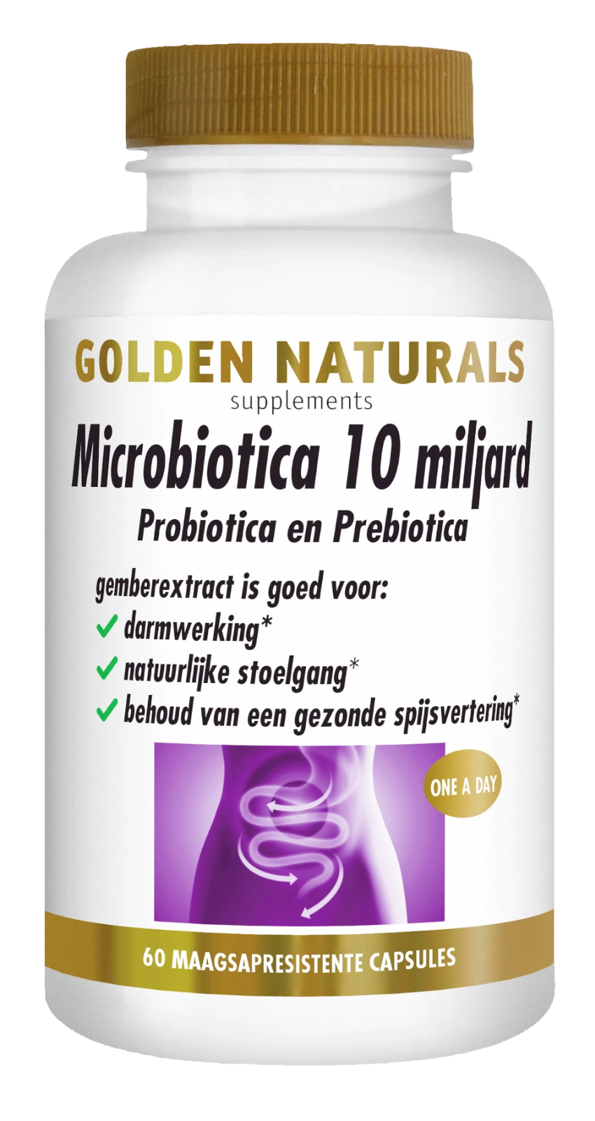 Golden Naturals Microbiotica 10 Miljard Capsules