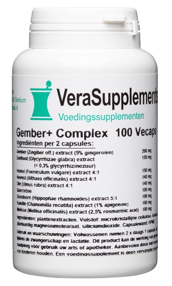 VeraSupplements Gember Plus Complex Capsules
