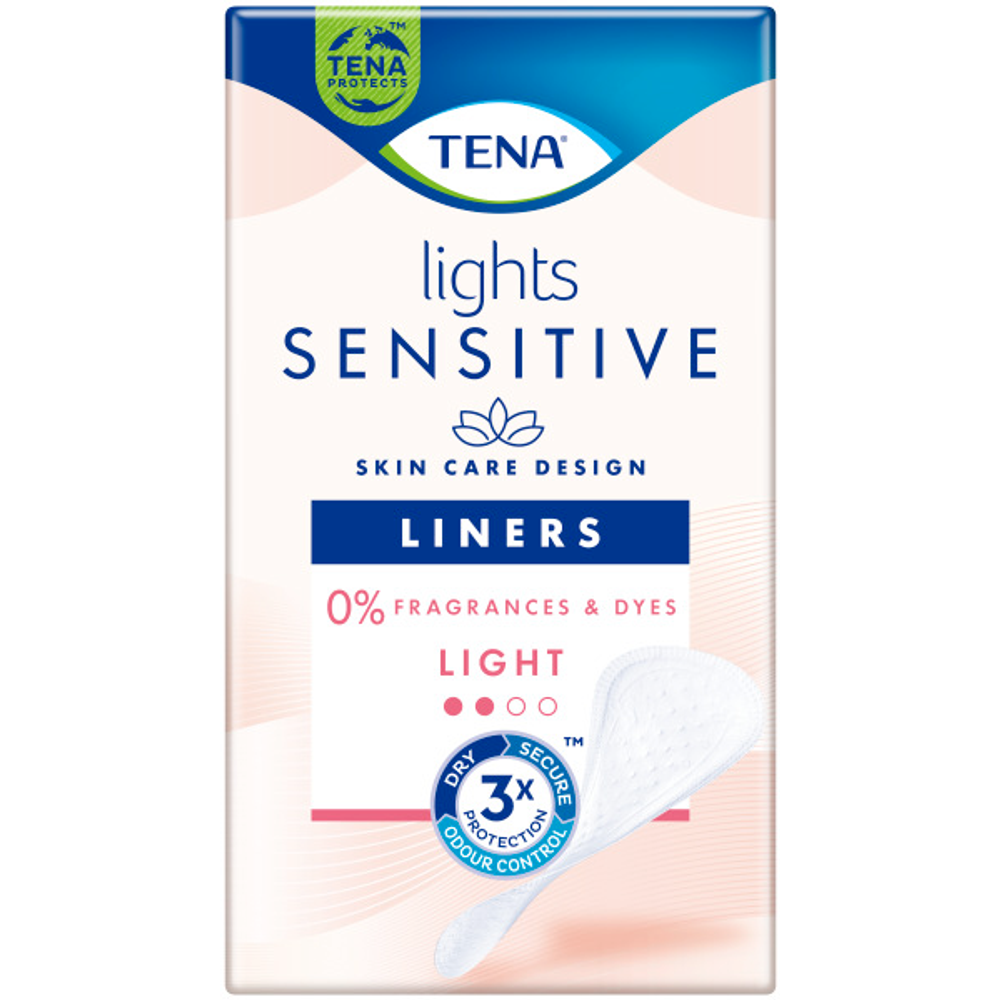 TENA Lights Inlegkruisjes Light Gevoelige Huid