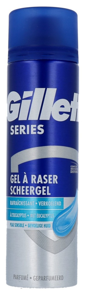 Gillette Series Scheergel Verkoelend Gevoelige Huid - met eucalyptus