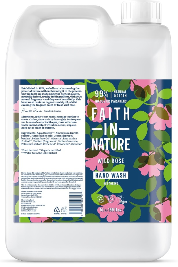 Faith In Nature  Wildrose Handwash