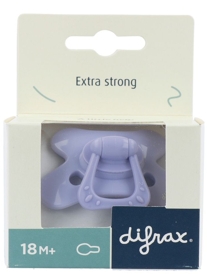 Difrax Fopspeen Natural 18+ Maanden SE Lilac Amethyst