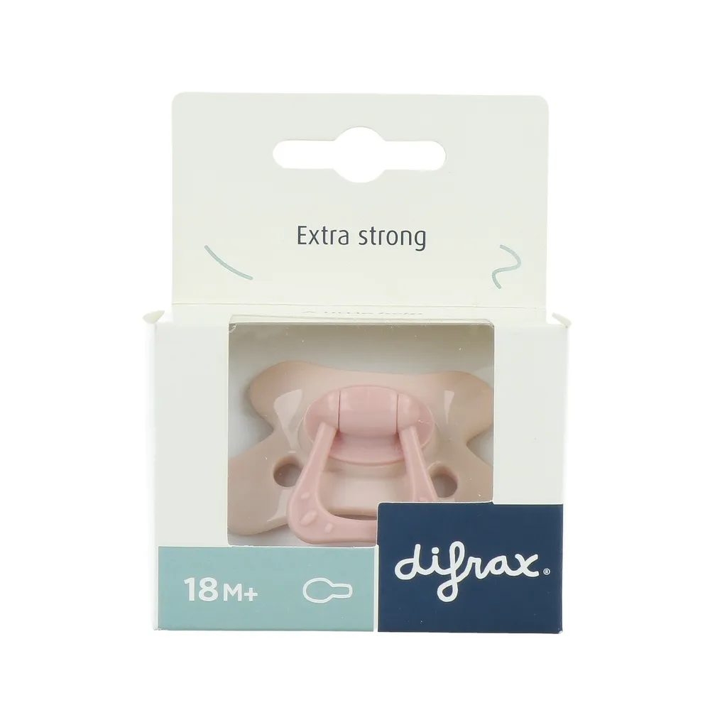 Difrax Fopspeen Natural 18+ Maanden SE Pink Opal