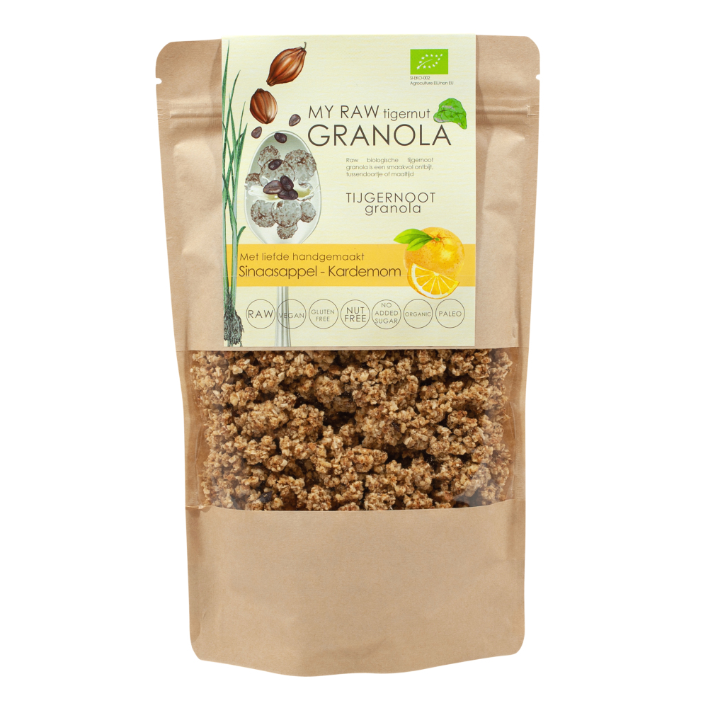 Vitiv My Raw Tigernut Granola Sinaasappel Kardemom