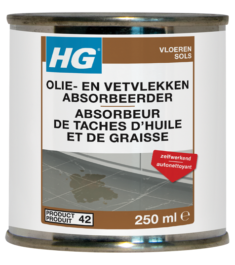 HG Vloeren Tegel & Natuursteen Olie - en Vetvlekken Absorbeerder
