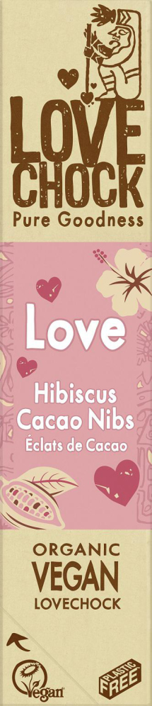 Lovechock Bar Love Hibiscus Cacoa Nibs Biologisch