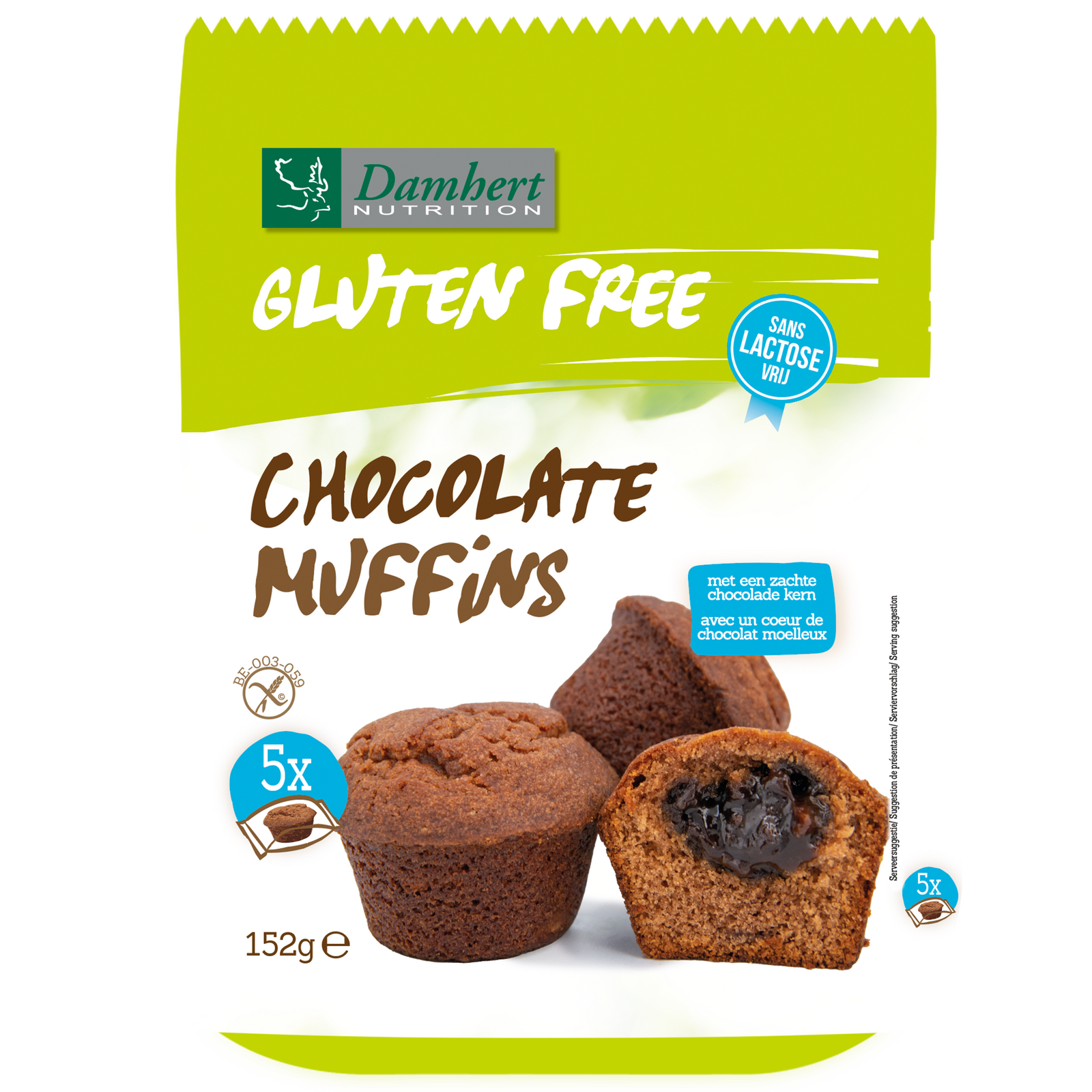 Damhert Glutenvrije Chocolade Muffins