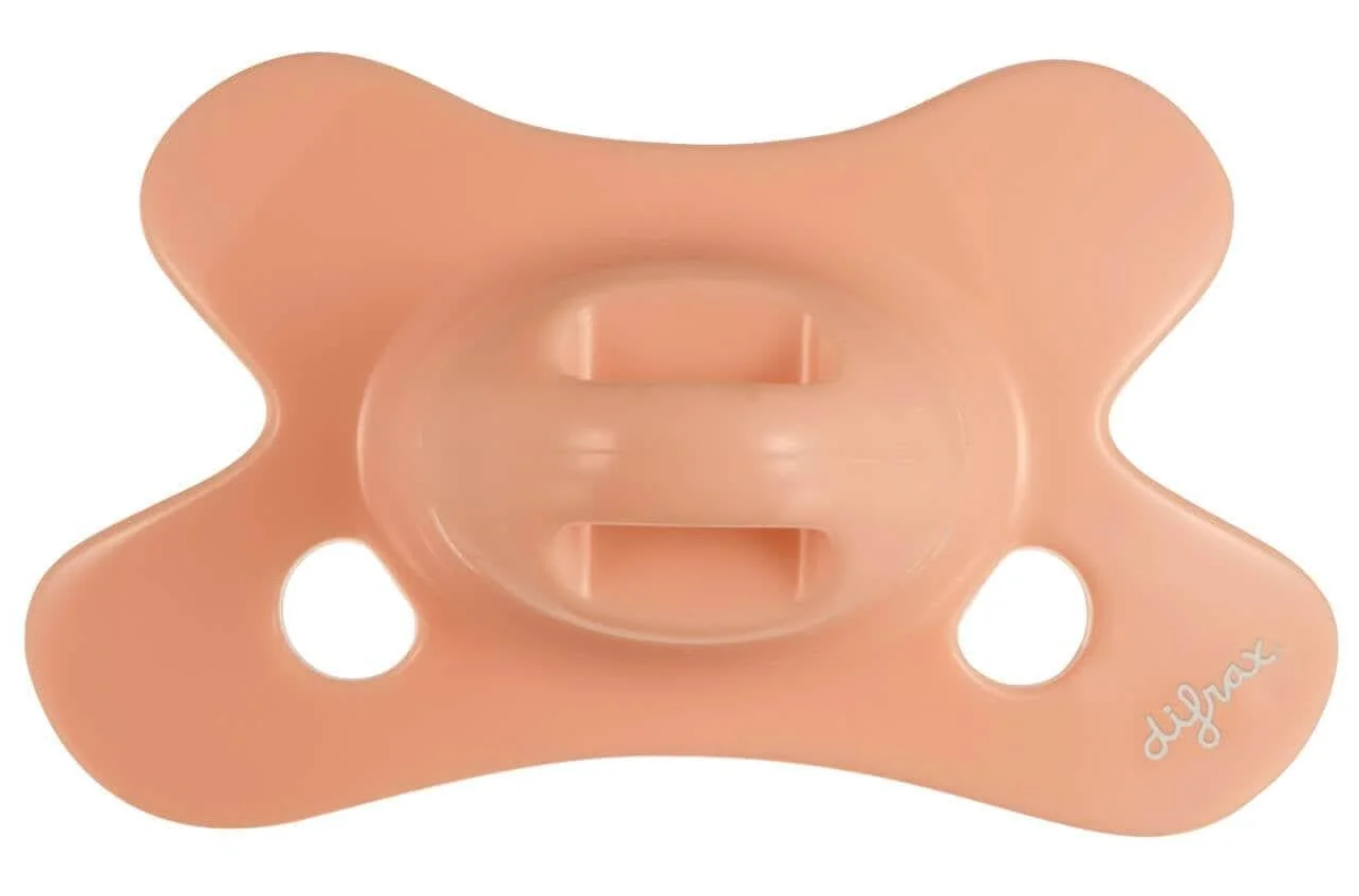 Difrax Fopspeen Natural 0-6M Uni Peachy