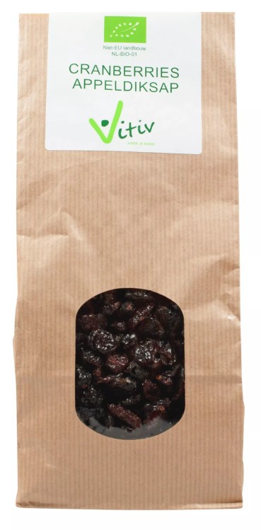 Vitiv Biologische Cranberries Appeldiksap