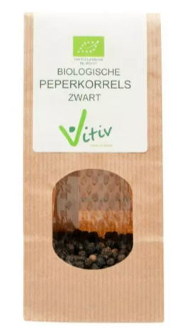 Vitiv Zwarte Peper Korrels Bio