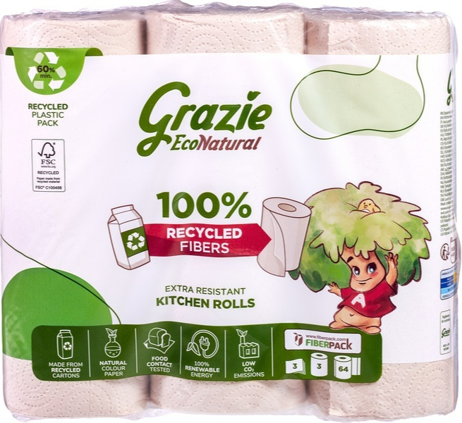 Grazie EcoNatural Keukenrollen