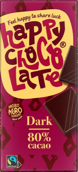 Happy Chocolate Dark 80% Cacao