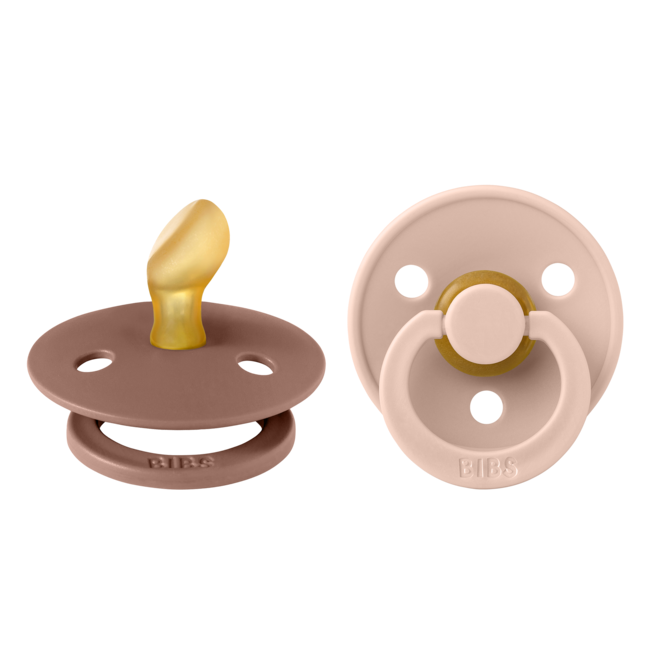 BIBS Fopspeen 6-18 Maanden Anatomic Blush/Woodchuck