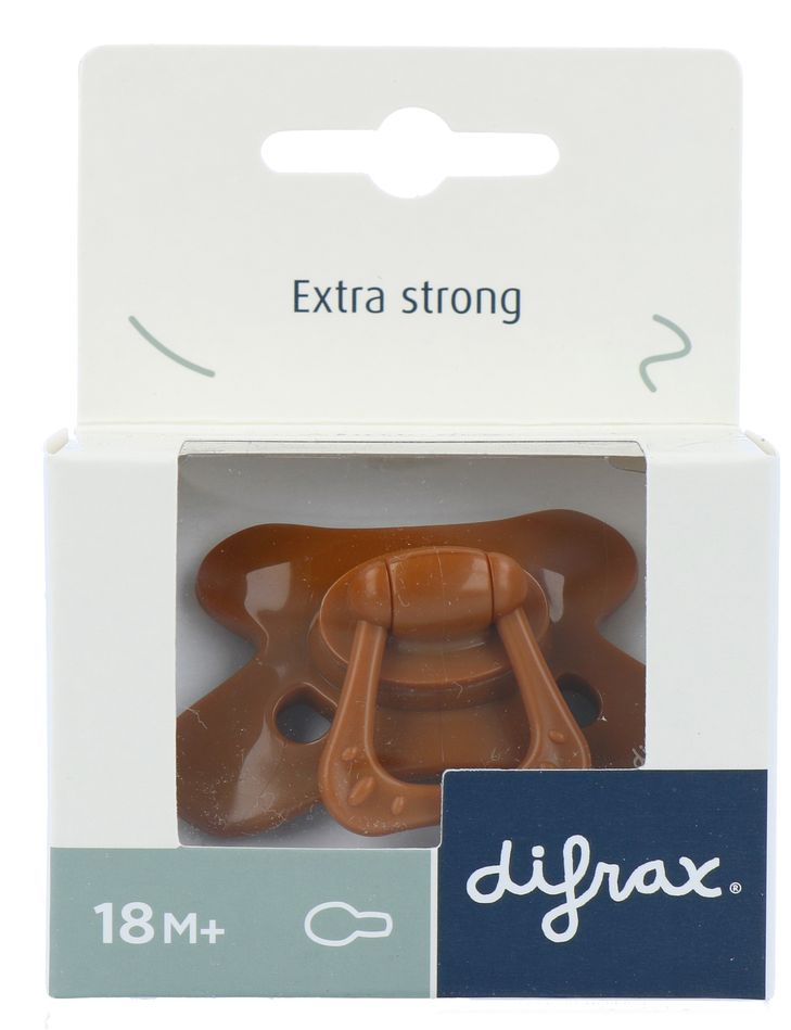 Difrax Fopspeen Natural 18+ Maanden Uni Cinnamon
