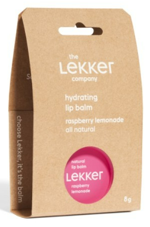 Lekker Natural Raspberry Lemonade Lipbalsem