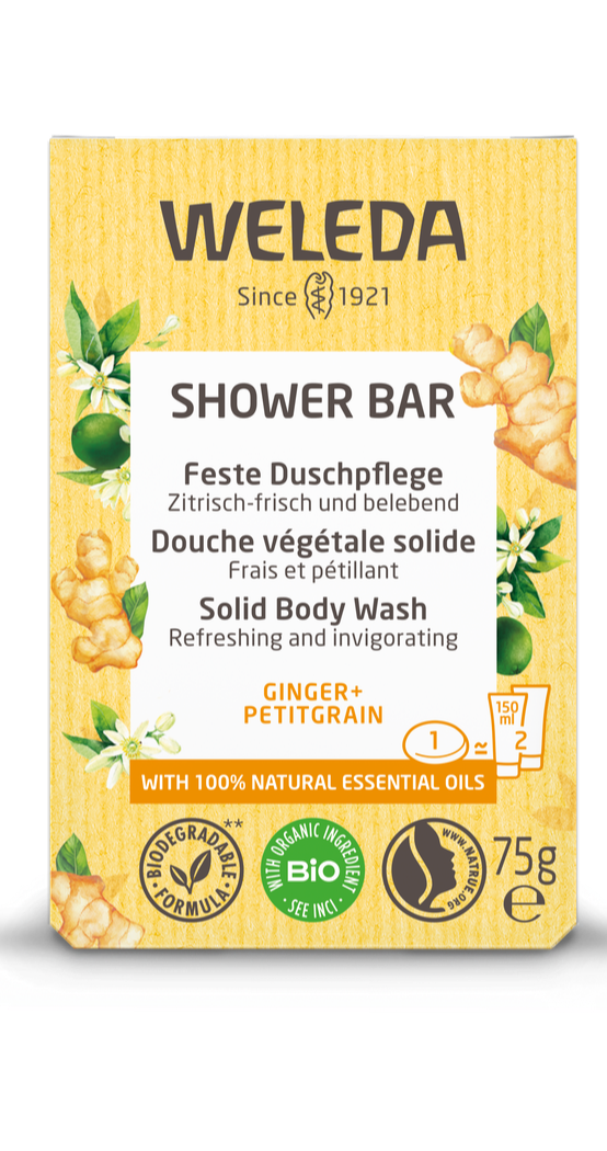 Weleda Shower Bar Ginger + Petitgrain