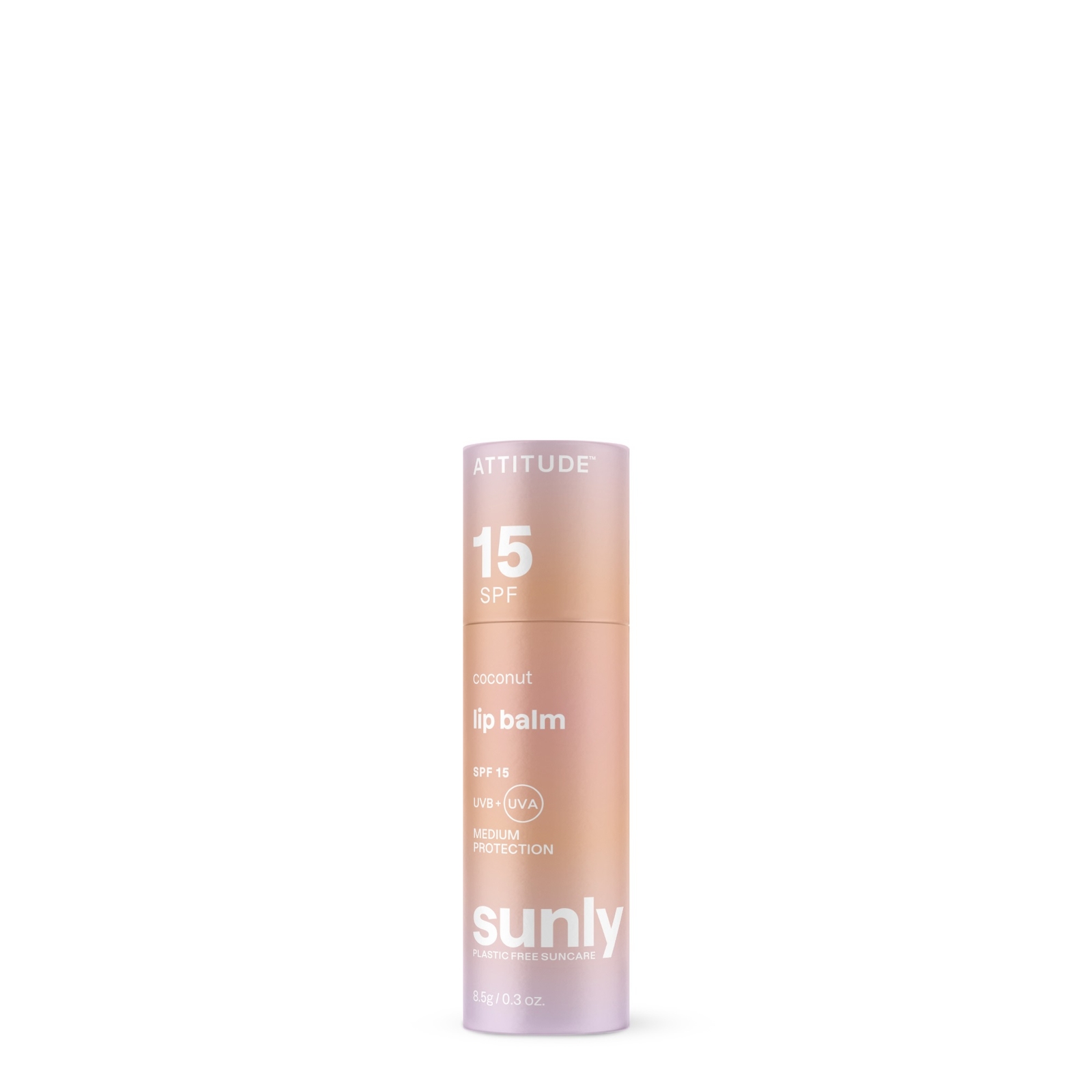 Attitude Sunly SPF15 Coconut Lip Balm