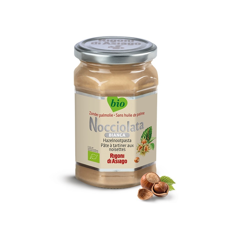 Nocciolata  Biologische Hazelnootpasta Wit