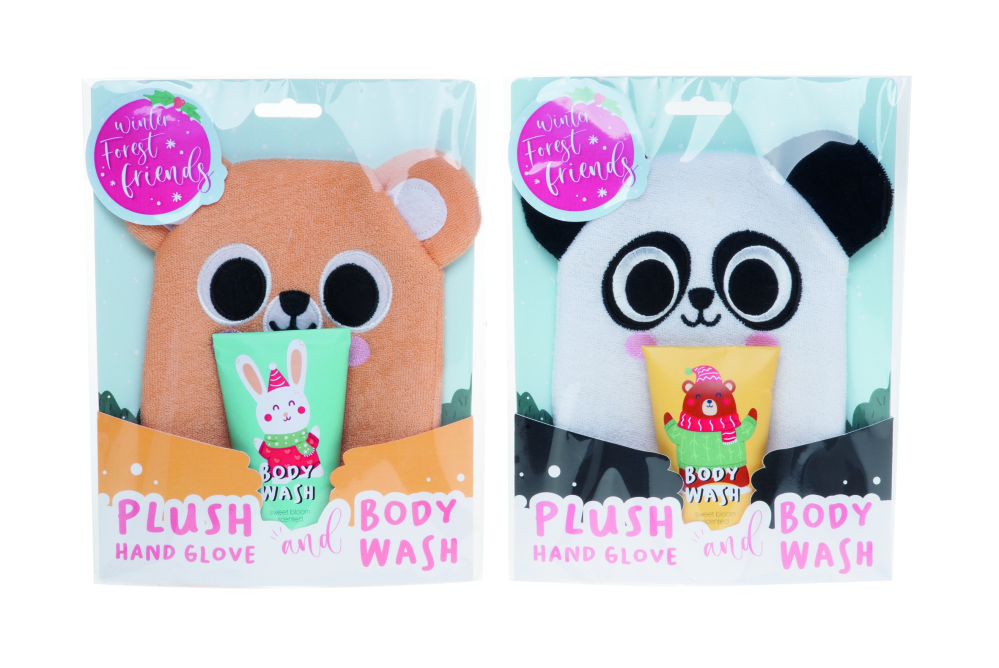 Bad & Douche Geschenkset Winter Forest Friends