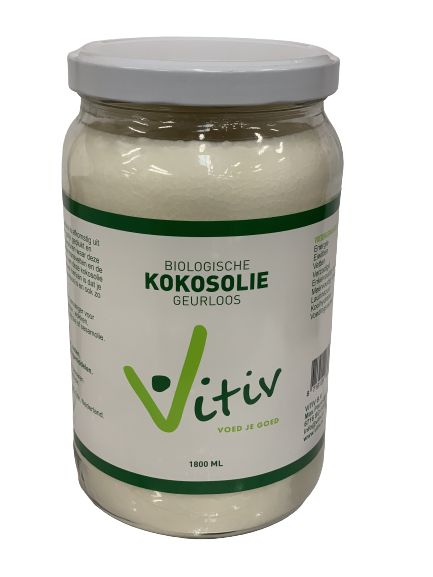 Vitiv Biologische Kokosolie Geurloos 1800 ML