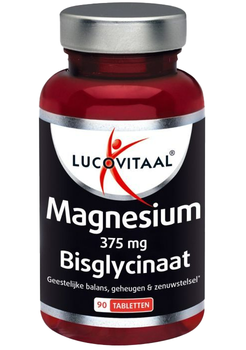 Lucovitaal Magnesium 375mg Bisglycinaat Tabletten
