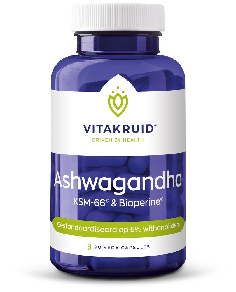 Vitakruid Ashwagandha 5% withanoliden KSM-66® & Bioperine® 60