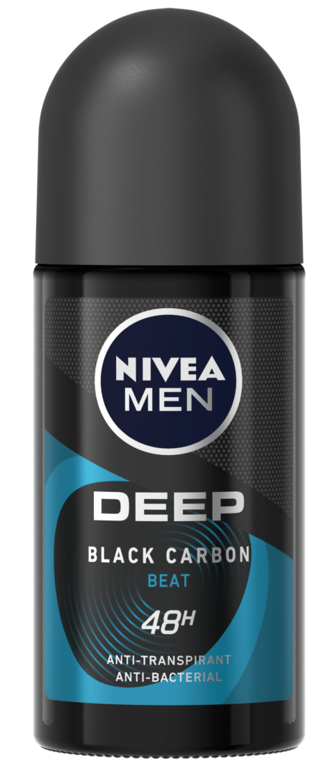 Nivea Men Deep Black Carbon Beat Anti-Transpirant Roller