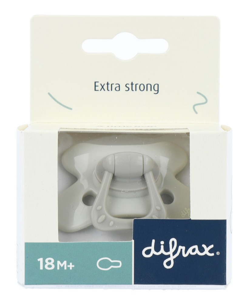 Difrax Fopspeen Natural 18+ Maanden SE Grey Agate