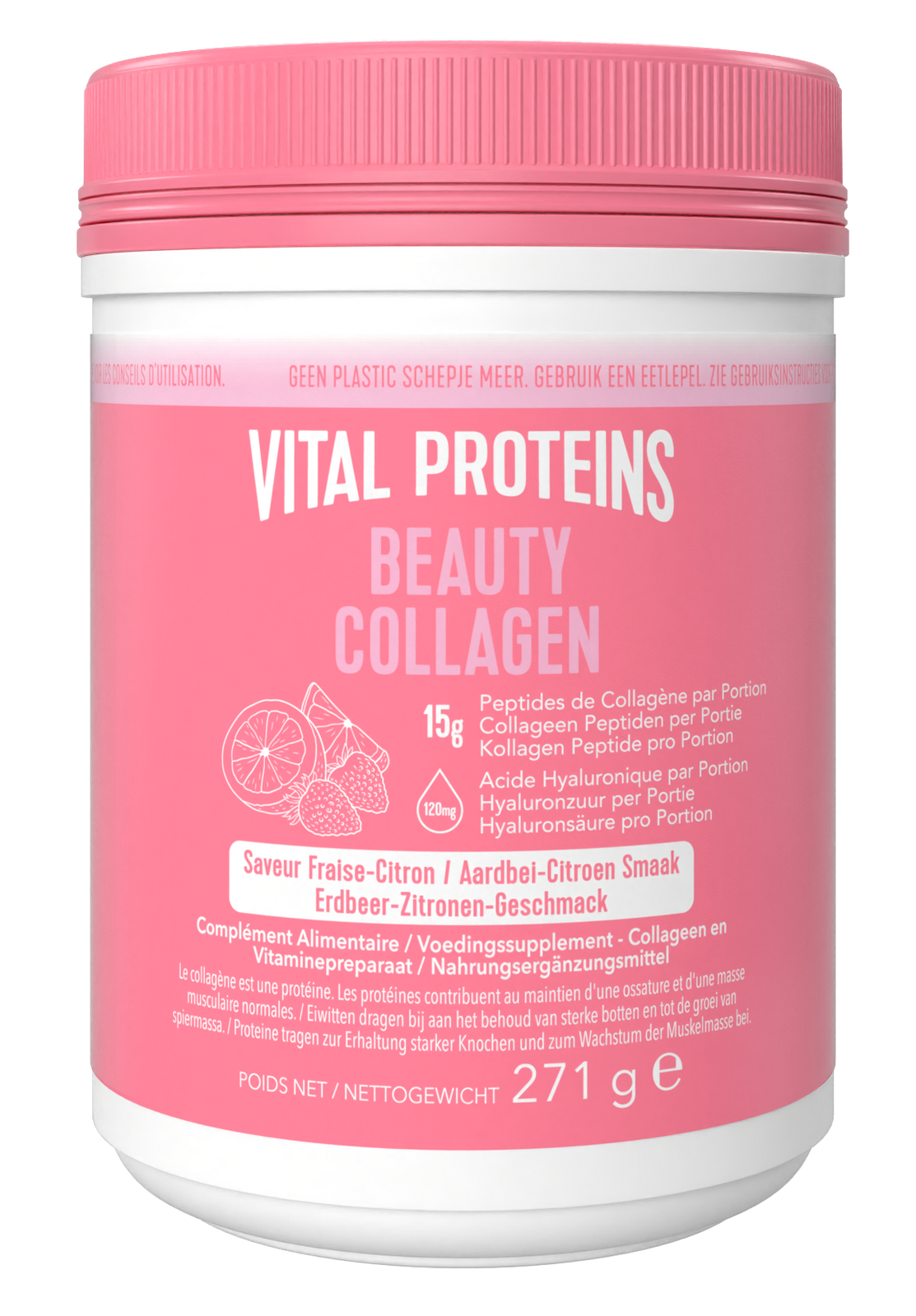Vital Proteins Beauty Collageen - Aardbei Citroen