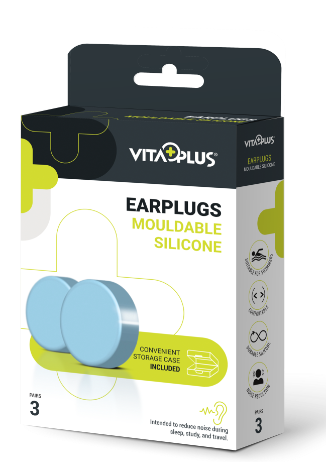 Vitaplus Earplugs Mouldable Silicone