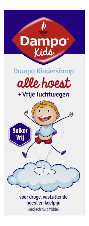 Dampo Kind Kindersiroop Alle Hoest + Vrije Luchtwegen