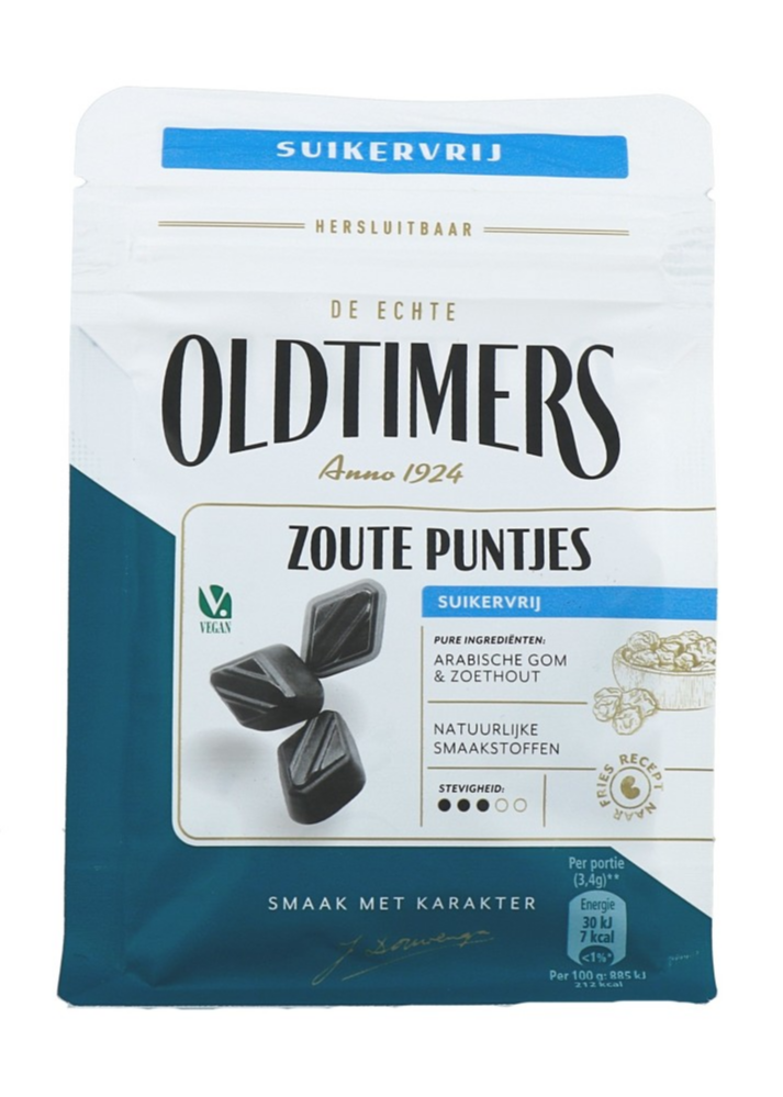Oldtimers Zoute Puntjes Suikervrij