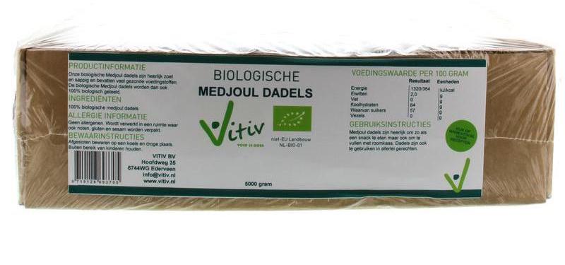 Vitiv Biologische Medjoul Dadels Doos