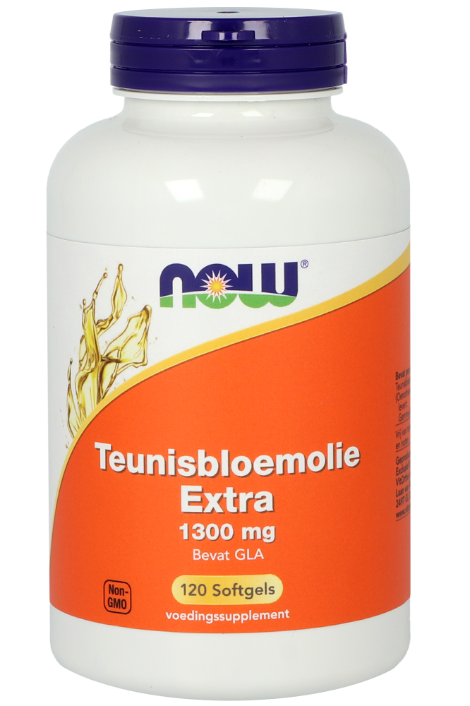 NOW Teunisbloemolie Extra 1300mg Softgels