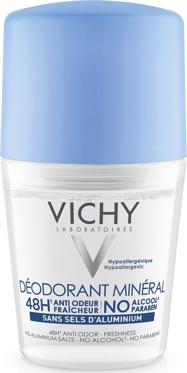 Vichy Minerale Deodorant Roller 48u Optimale Tolerantie