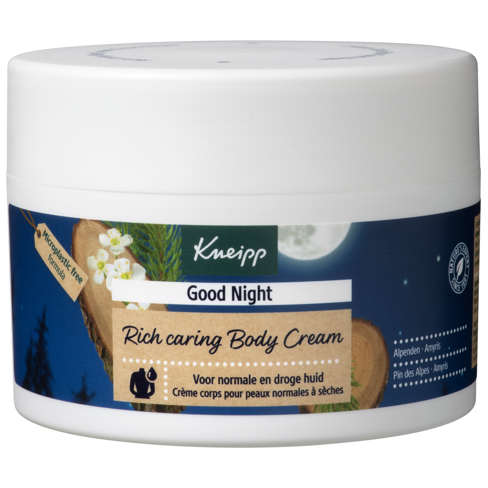 Kneipp Good Night Rich Caring Body Cream Alpenden Amyris