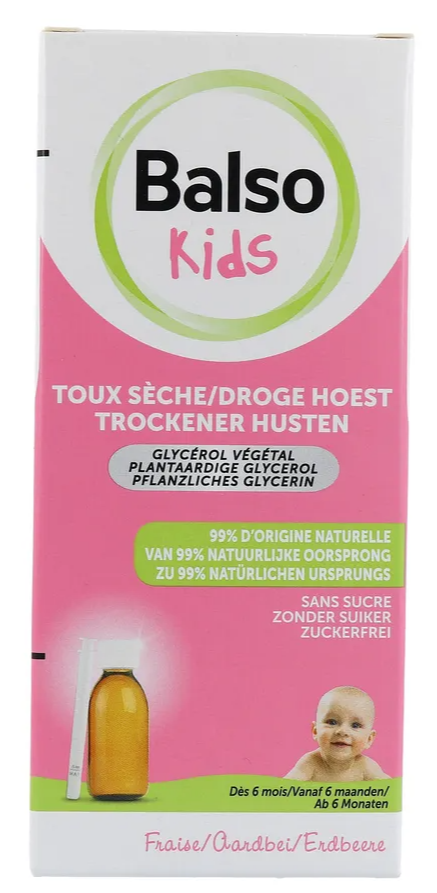 Balso Kids Droge Hoest Siroop