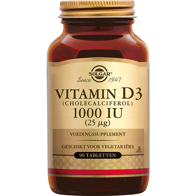 Solgar Vitamine D-3 1000 IU (25 mcg) Tabletten