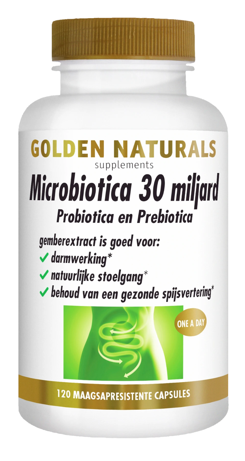 Golden Naturals Microbiotica 30 Miljard Capsules