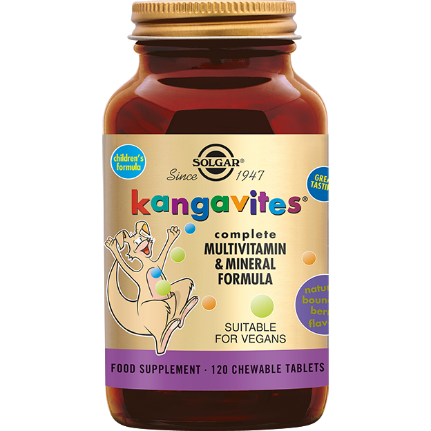 Solgar Kangavites™ Bouncing Berry Multivitamine kauwtabletten voor Kinderen