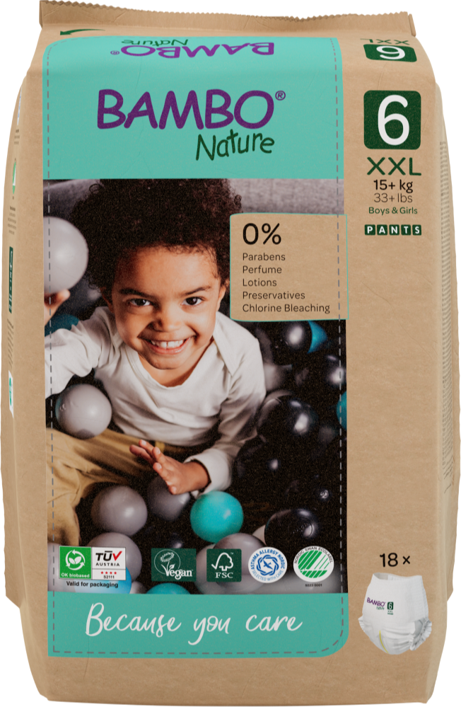 Bambo Nature Maat 6 Luierbroekjes XXL