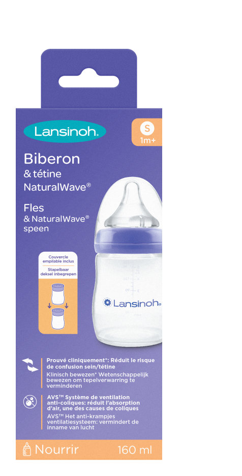 Lansinoh Natural Waves Drinkfles 160ml
