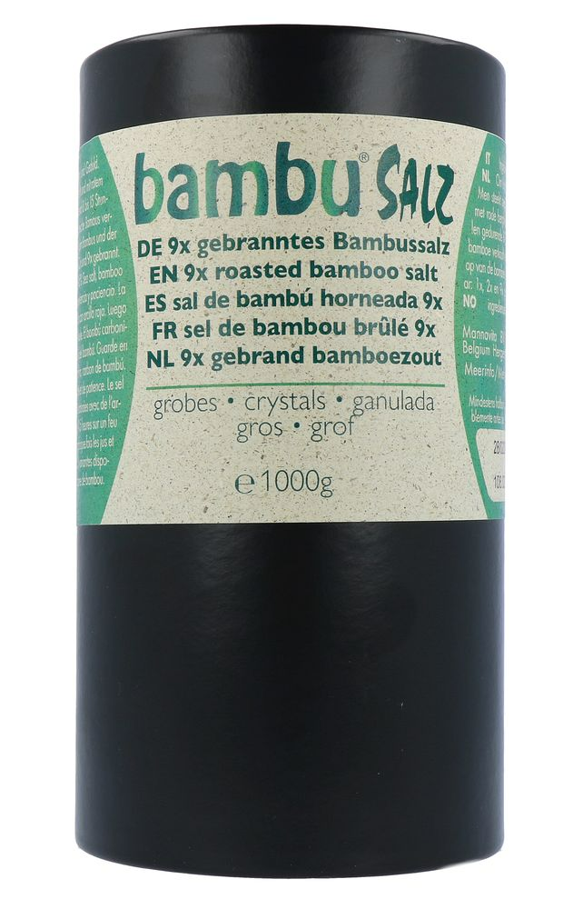 Bambu Salz 9x Gebrand Bamboezout  Grof