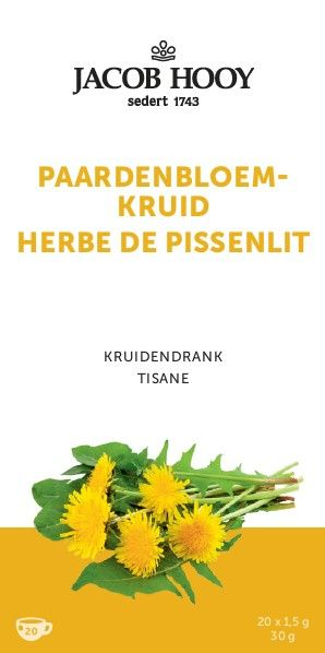 Jacob Hooy Paardenbloemkruid Theezakjes