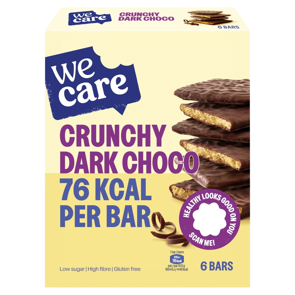WeCare Crunchy Dark Choco Bars
