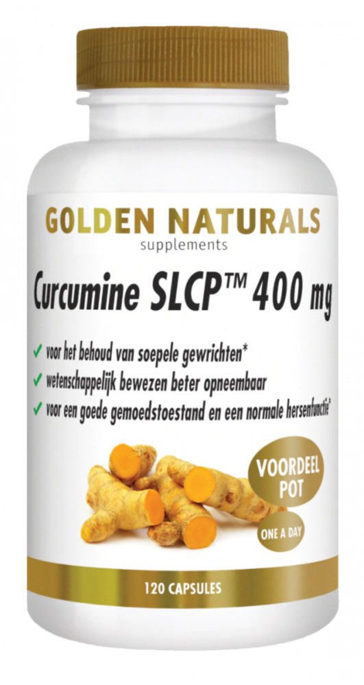 Golden Naturals Curcumine SLCP 400mg Capsules